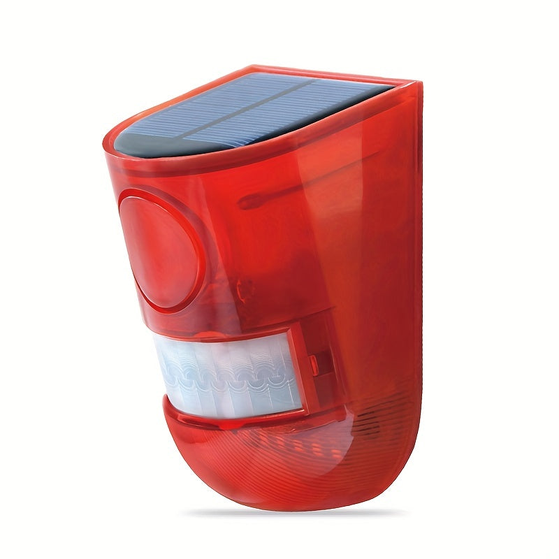 solar alarm lamp with motion sensor siren