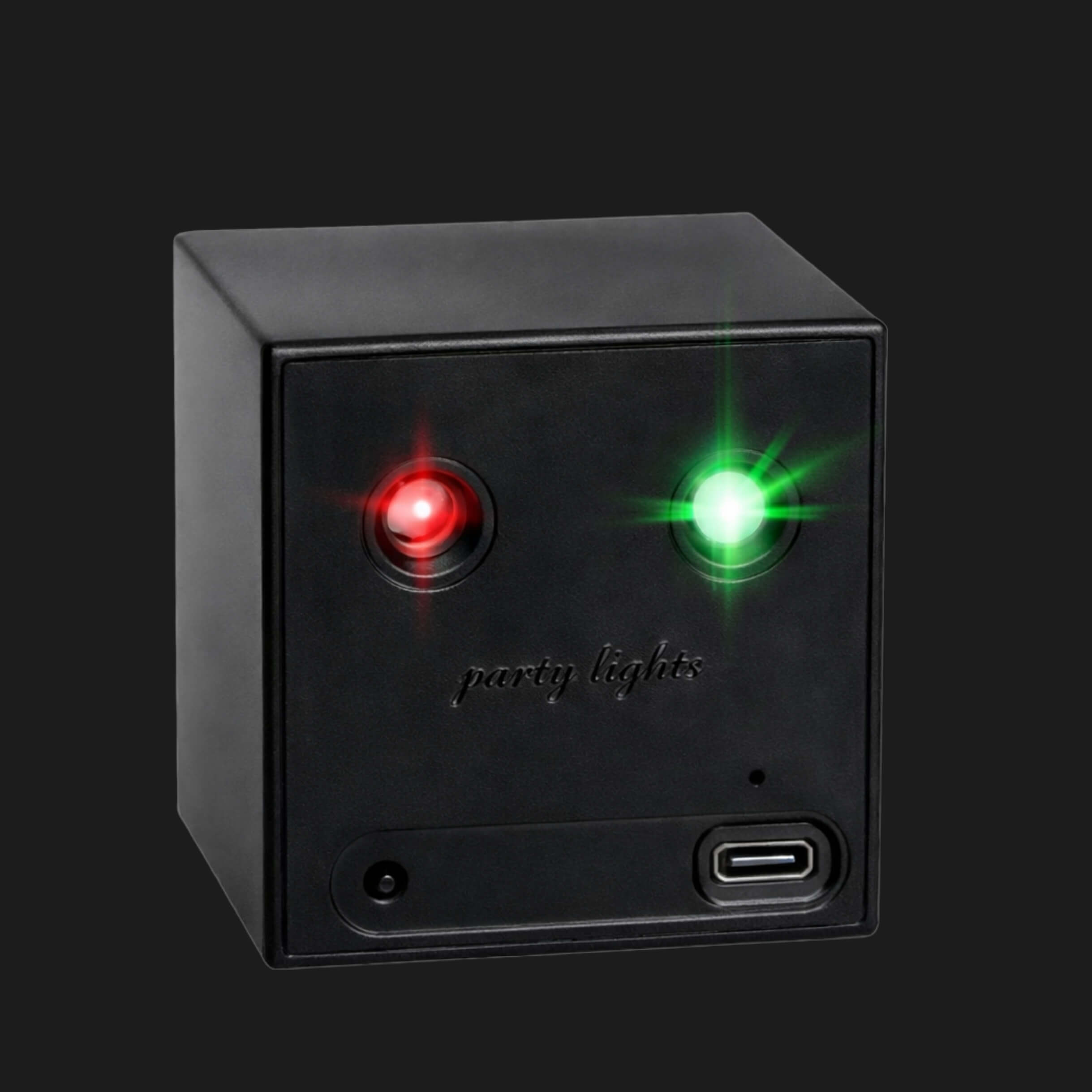 mini lasercube x16 sound activated party laser lights (built in battery)